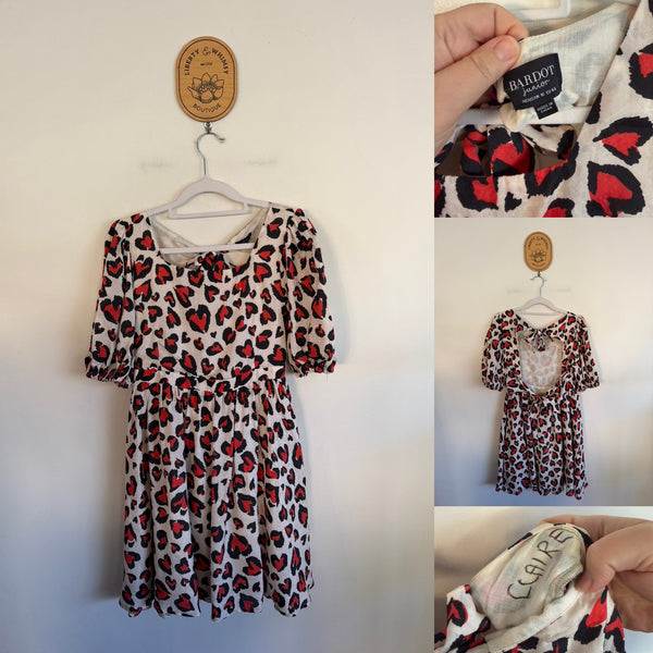 Bardot Junior leopard print dress Sz 16 as new, see item description