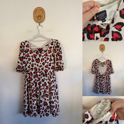 Bardot Junior leopard print dress Sz 16 as new, see item description