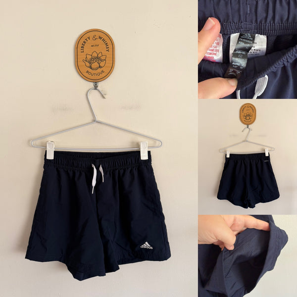 Adidas navy aeroready netted shorts Sz 11-12 as new