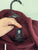 Element burgundy fleece hoodie Sz L EEUC only worn once