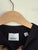 Burberry black floral print jumper Sz 6 EEUC
