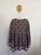 Honey + Stone black floral blouse Sz XXL 16-18 as new