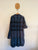 Burberry blue tartan roll sleeve dress Sz 14 EUC