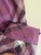 Burberry lined purple tartan dress Sz 12 EUC
