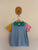 Seed colour block polo shirt Sz 6 (best fit 5) EUC with faint marks on front