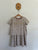 Country Road tan print dress Sz 8-10 EUC