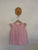 Seed pink flutter sleeve top Sz 5 as new