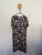 Sara blue floral midi dress Sz 16 as new (washed only and buttons have been sewn down at the front so as not to gape)