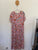 Dreamcatcher pink floral dress Sz 20 but more like 18, as new (washed)