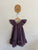 Eeni Meeni Miini Moh vintage purple dress Sz 1 RRP $89.95 NWD - light fade on some of the purple ruffles as pictured