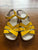 Saltwater yellow sandals Sz 2 youth VGUC