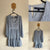French Connection l/s blue dress Sz 4 as new (washed only)