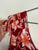 Autograph red hibiscus smocked waist dress Sz 18 RRP $99.95 NWOT