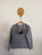 Gucci grey hooded cardigan Sz 8 EUC