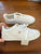 Tommy Hilfiger white/gold sneakers Sz 37EU, 4UK, 6.5US NWT