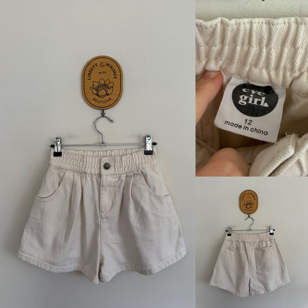Eve Girl denim shorts Sz 12 EEUC