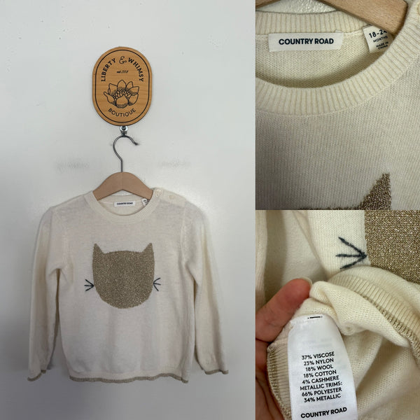 Country Road knit jumper Sz 18-24m as new