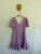 Review Kids purple lace ruffle dress Sz 14 NWOT