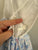 Blush Kids blue floral dress Sz 3 play - faint marks on skirt