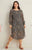 Sara l/s midi dress with shirred cuffs Sz 16 RRP $129.99 NWT