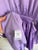 Country Road l/s dark lilac spot dress Sz 14 RRP $119 as new
