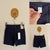 Target navy chino shorts Sz 3 NWT