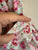 Handmade floral dress Sz 4 NWOT