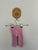 Marquise pink knit leggings Sz 0-6m as new