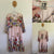 Jaase pale pink floral dress Sz 20 NWOT