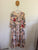 Jaase 1/2 sleeve peach floral dress Sz 18 NWT
