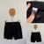 Next black chino shorts Sz 6 EEUC