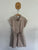 TILII tan zip dress Sz 12 as new