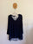 Elm l/s navy confetti top Sz 22 RRP $99.95 NWT