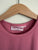 La Sienna pink flutter sleeve top Sz 8 VGUC