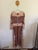 The Poetic Gypsy brown paisley dress Sz 20 RRP $129.99 EEUC