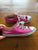 Converse dark pink sneakers Sz 7US, 5UK 38EU EUC