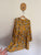 Matalan l/s mustard floral dress Sz 8 NWOT