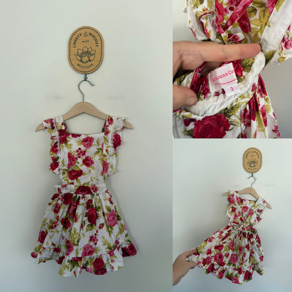 La Sienna roses pinnie Sz 3 as new