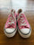 Converse mid-pink sneakers Sz 12US, 11.5UK 29EU EUC
