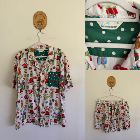 Peter Alexander Grinch Christmas pjs Sz XL as new/EUC
