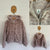 Country Road pink leopard print hooded jacket Sz 8-9 EEUC