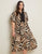 Autograph brown elbow sleeve maxi dress Sz 16 RRP $119.99 NWT