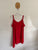 Taking Shape Petite Plus red asymmetrical cami Sz SP (20) NWOT