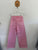 Ghanda pink washed out jeans Sz 6 (slim high waisted) or teen girls EUC