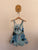 Country Road blue ruffle romper Sz 4 EEUC