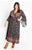 City Chic maxi belle wrap dress Sz L NWT