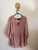 Autograph dusty pink textured top with in-built singlet Sz 18 as new