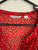 Country Road l/s red print dress Sz 16 as new, no belt