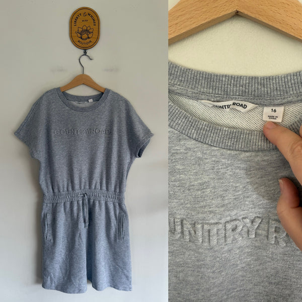 Country Road grey dress Sz 16 VGUC