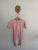 Burberry baby pink all in one romper Sz 12m as new
